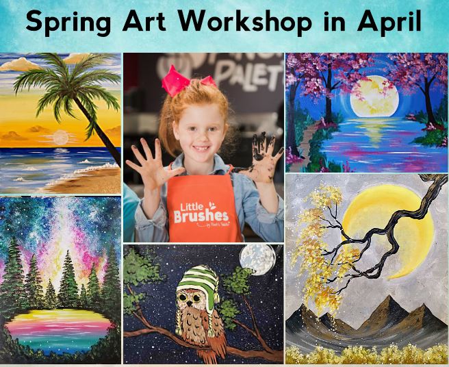 Spring Kids ART Camps At Our Studio!